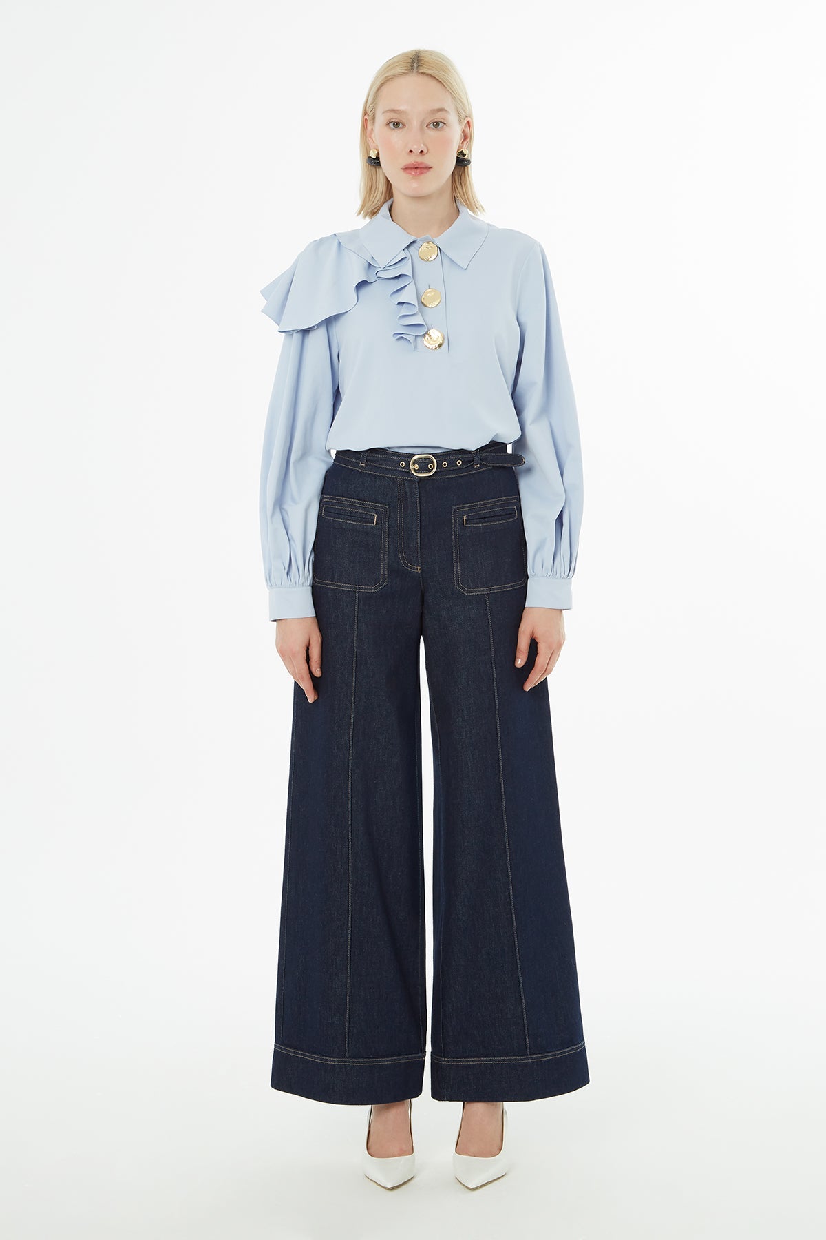 Jean Belted Trousers