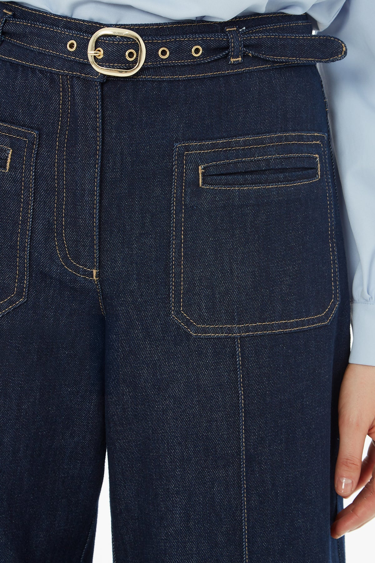 Jean Belted Trousers