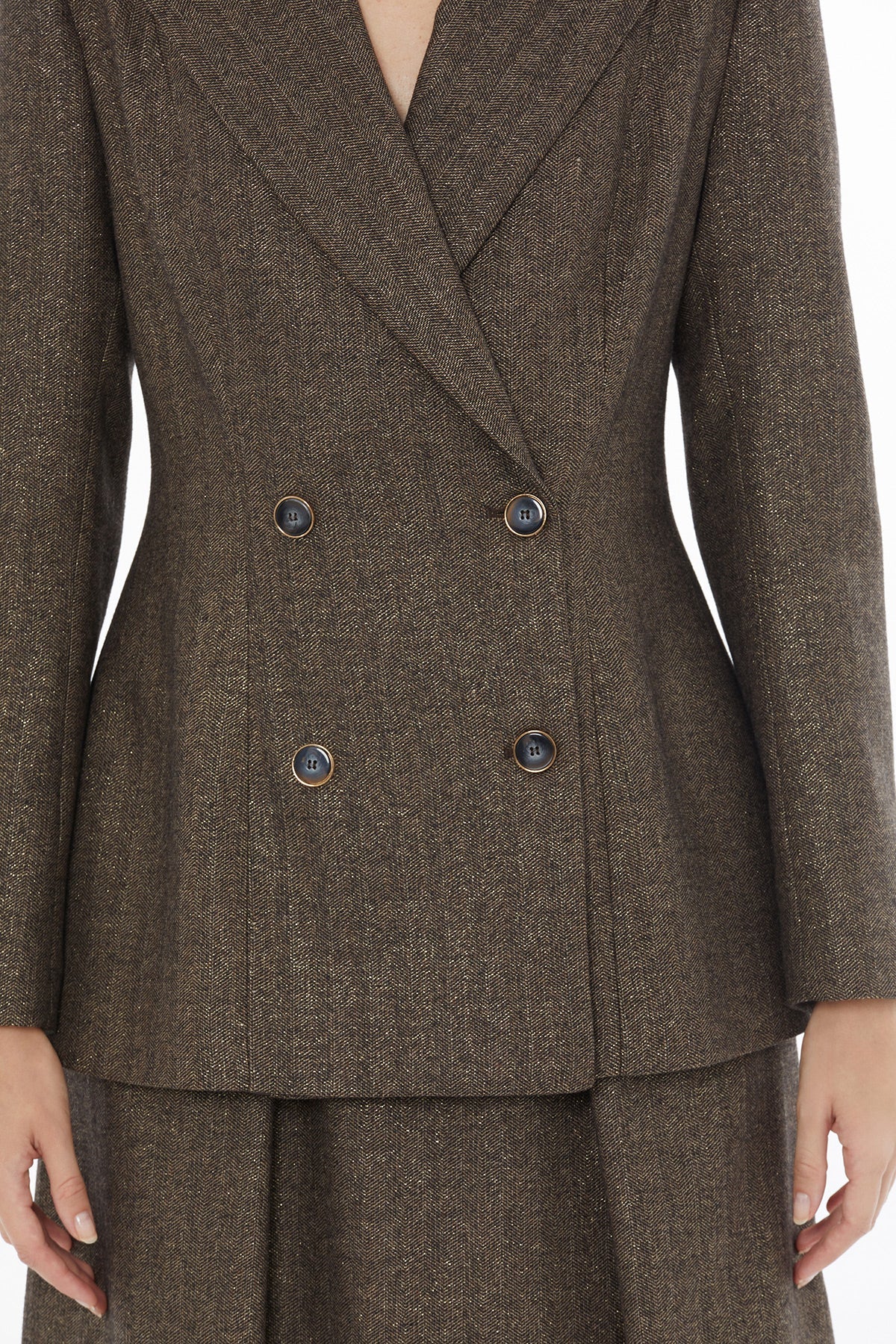 Brown Button-Down Jacket