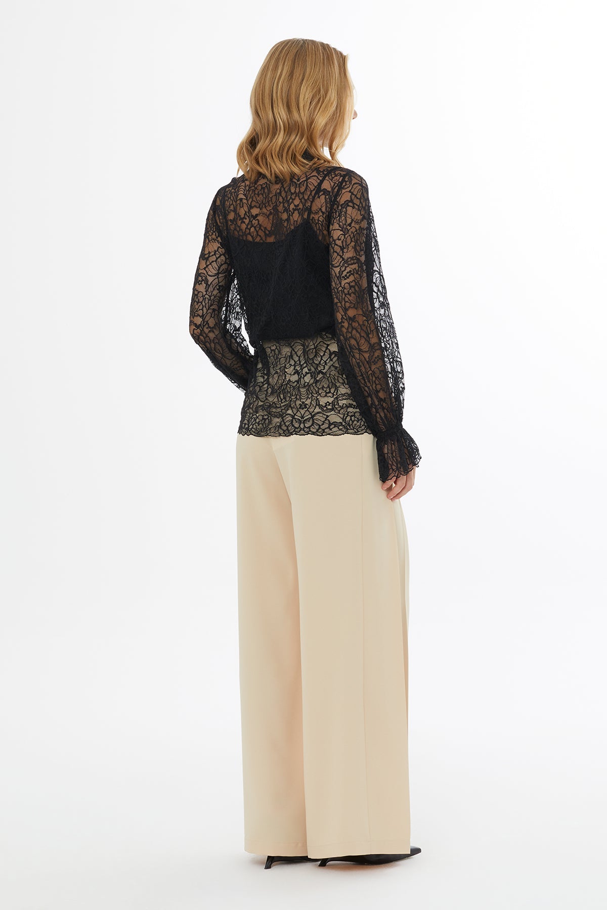 Black Layered Shirt with Undershirt