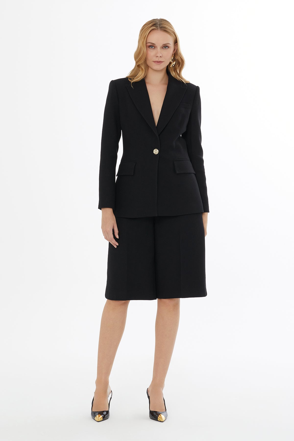 Black Jacket with Back Closure