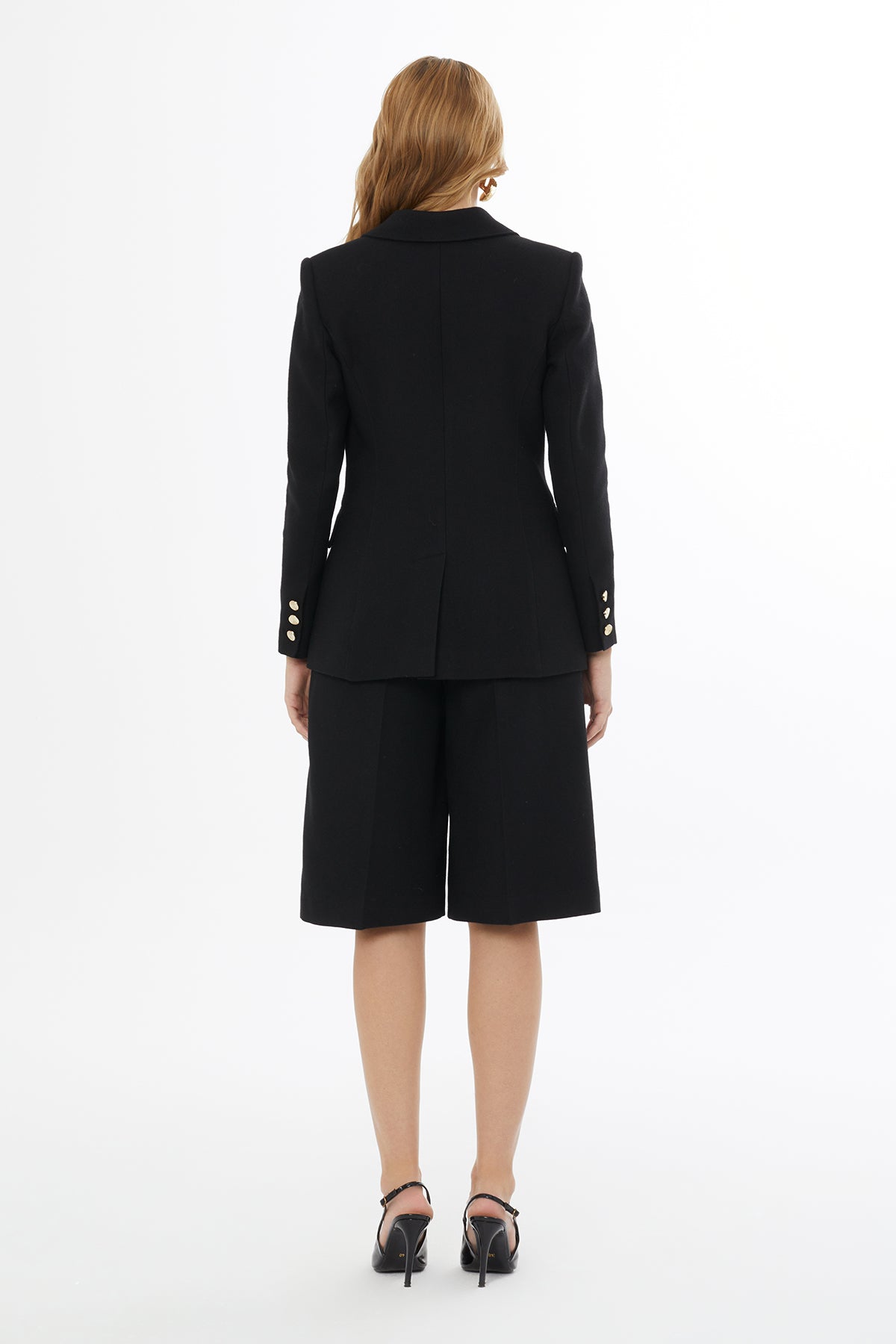 Black Jacket with Back Closure