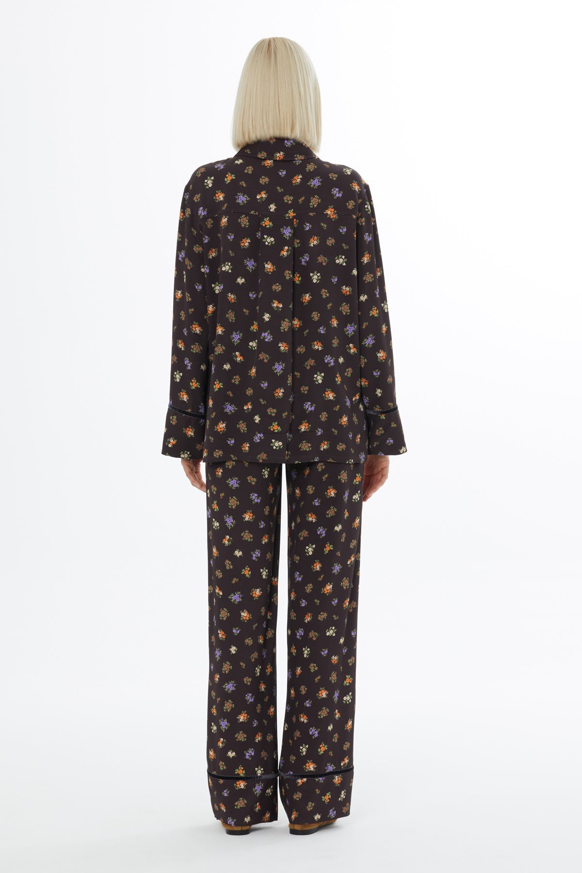 Printed Comfortable Zip-Up Suit