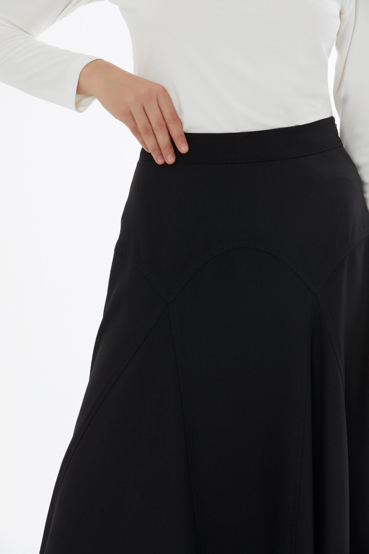Black Midi Skirt