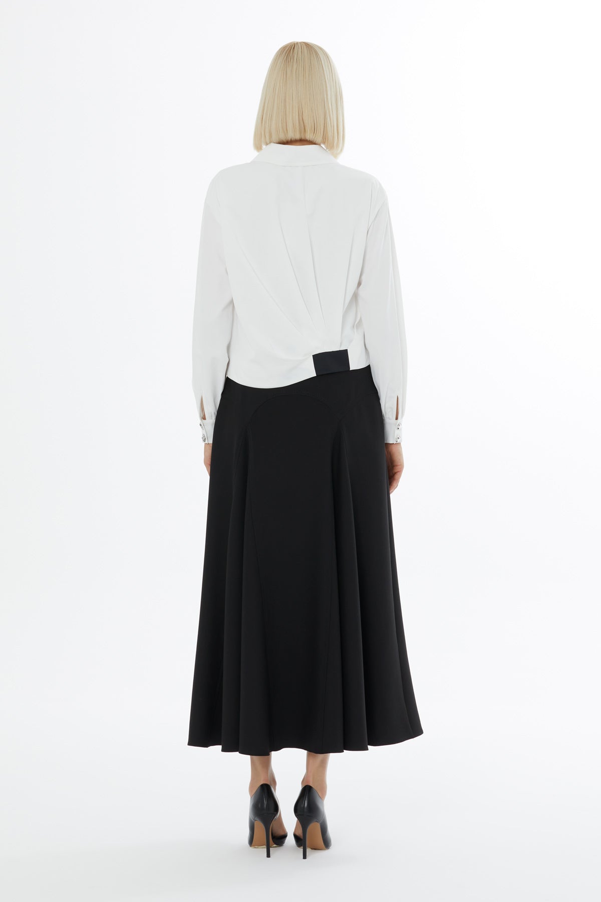 Ecru Modern-Cut Zip Jacket