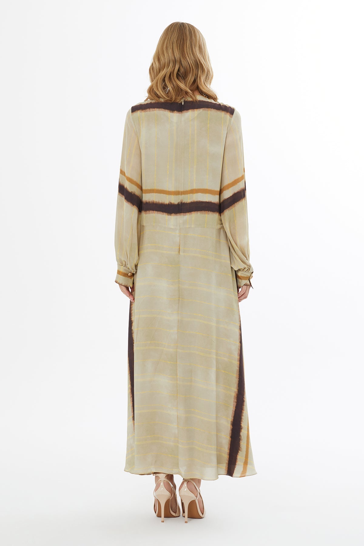 Printed Lined Maxi Dress