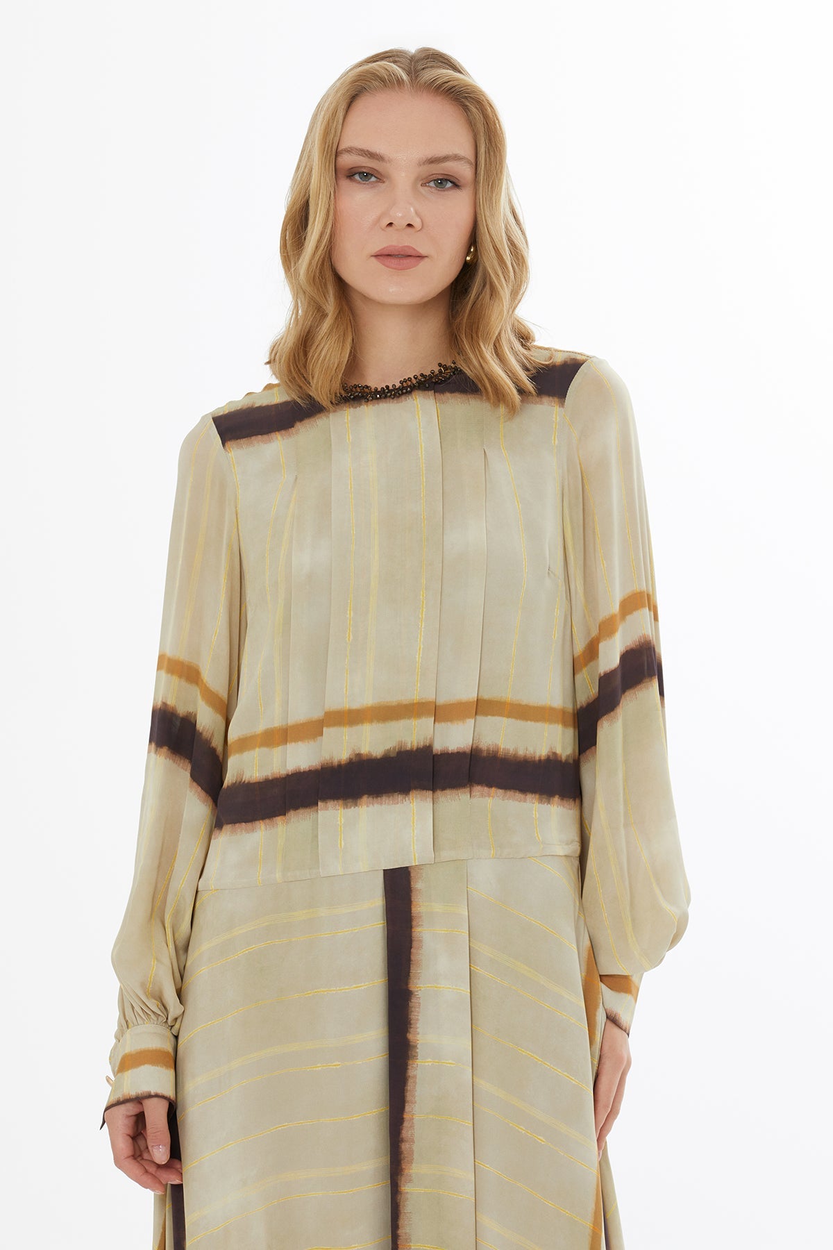 Printed Lined Maxi Dress