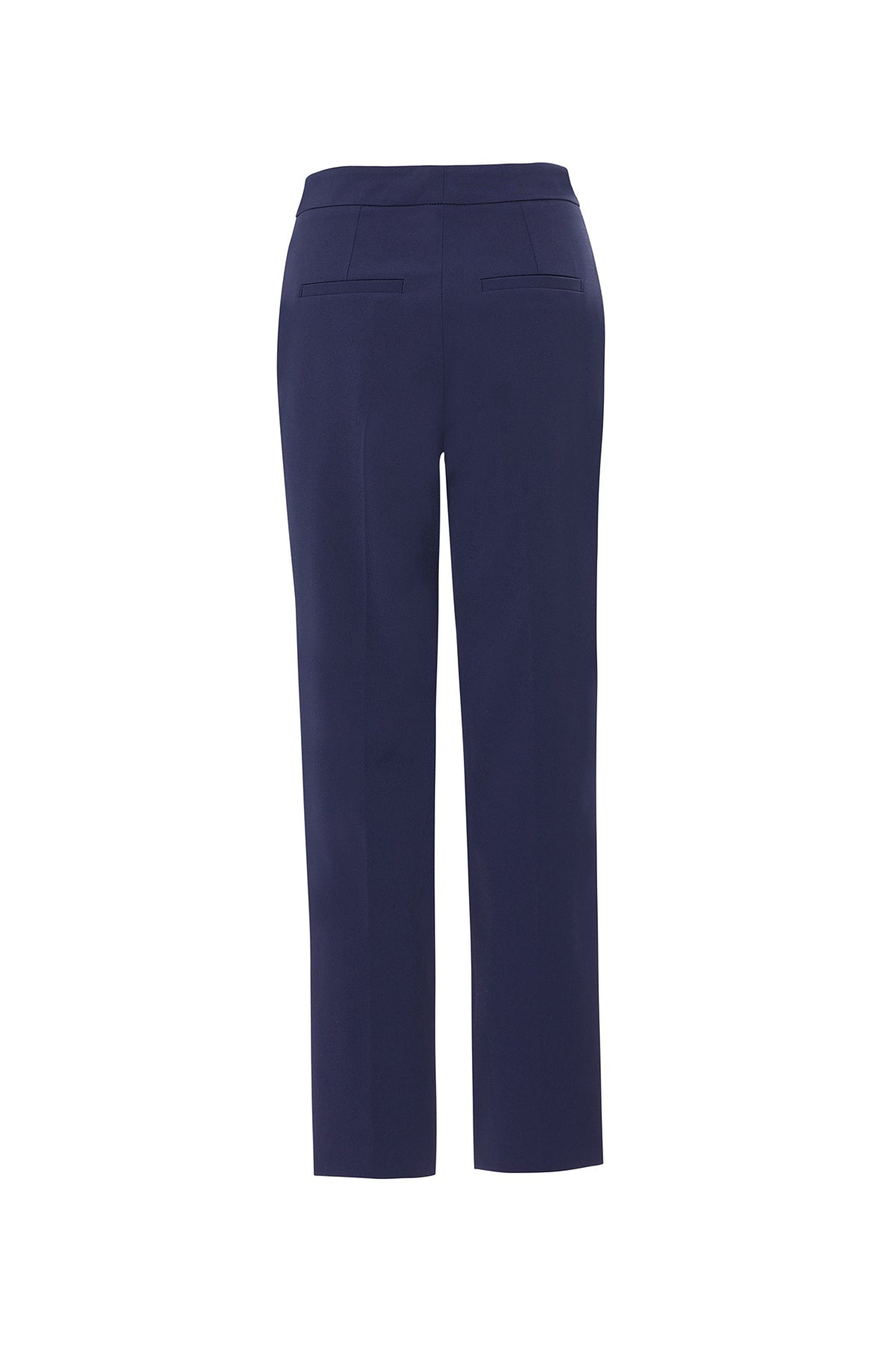 Blue Classic Fabric Trousers