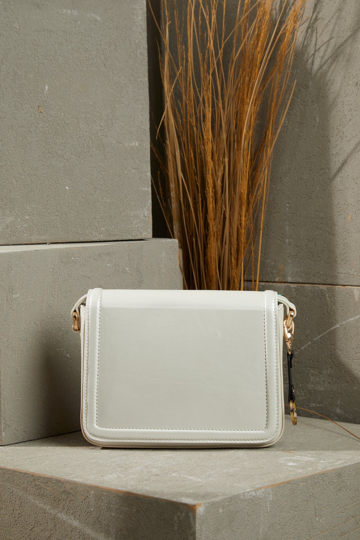 Adjustable Long Strap  Leather Bag with Pattern