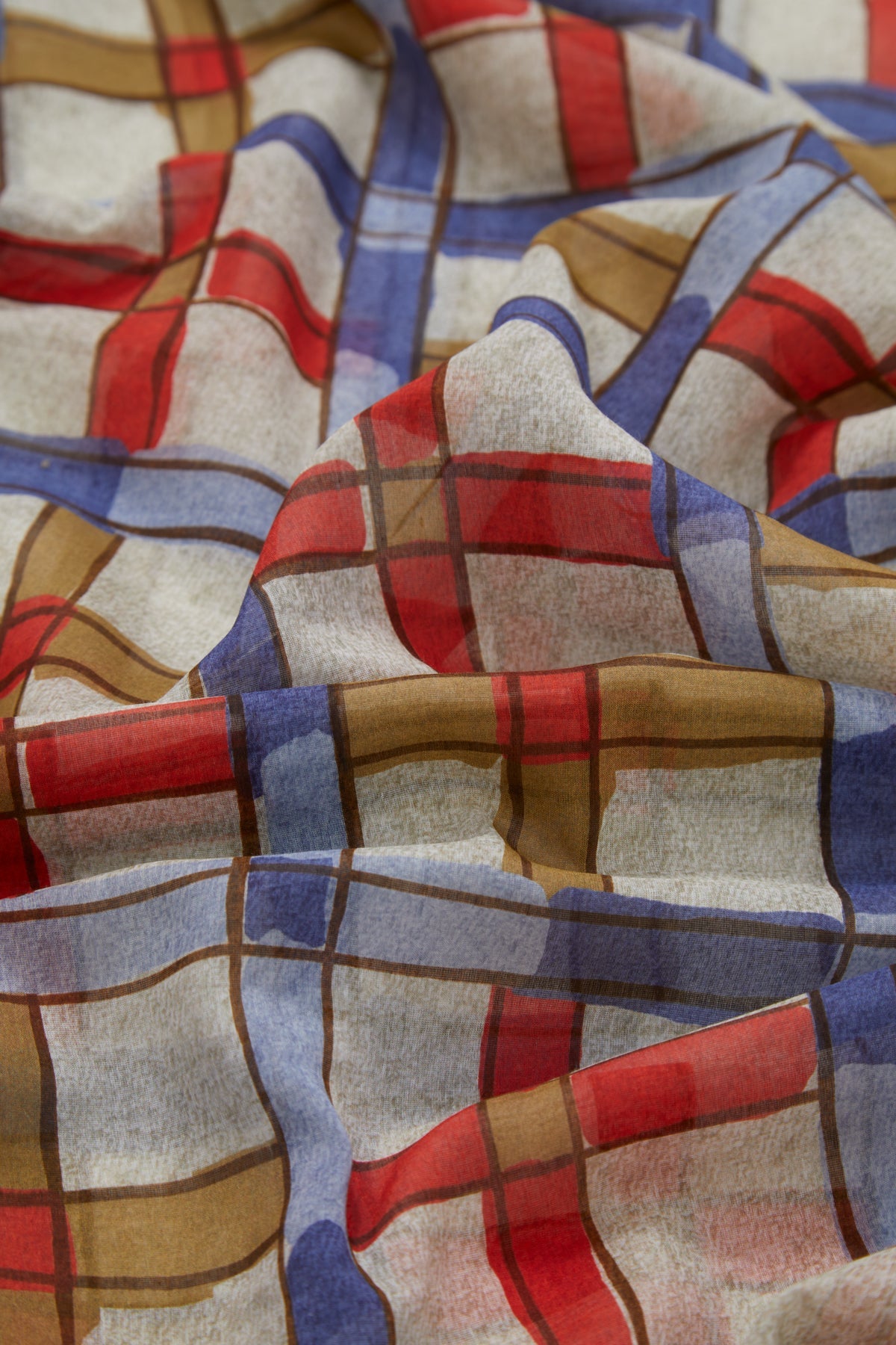 Square Patterned  Shawl