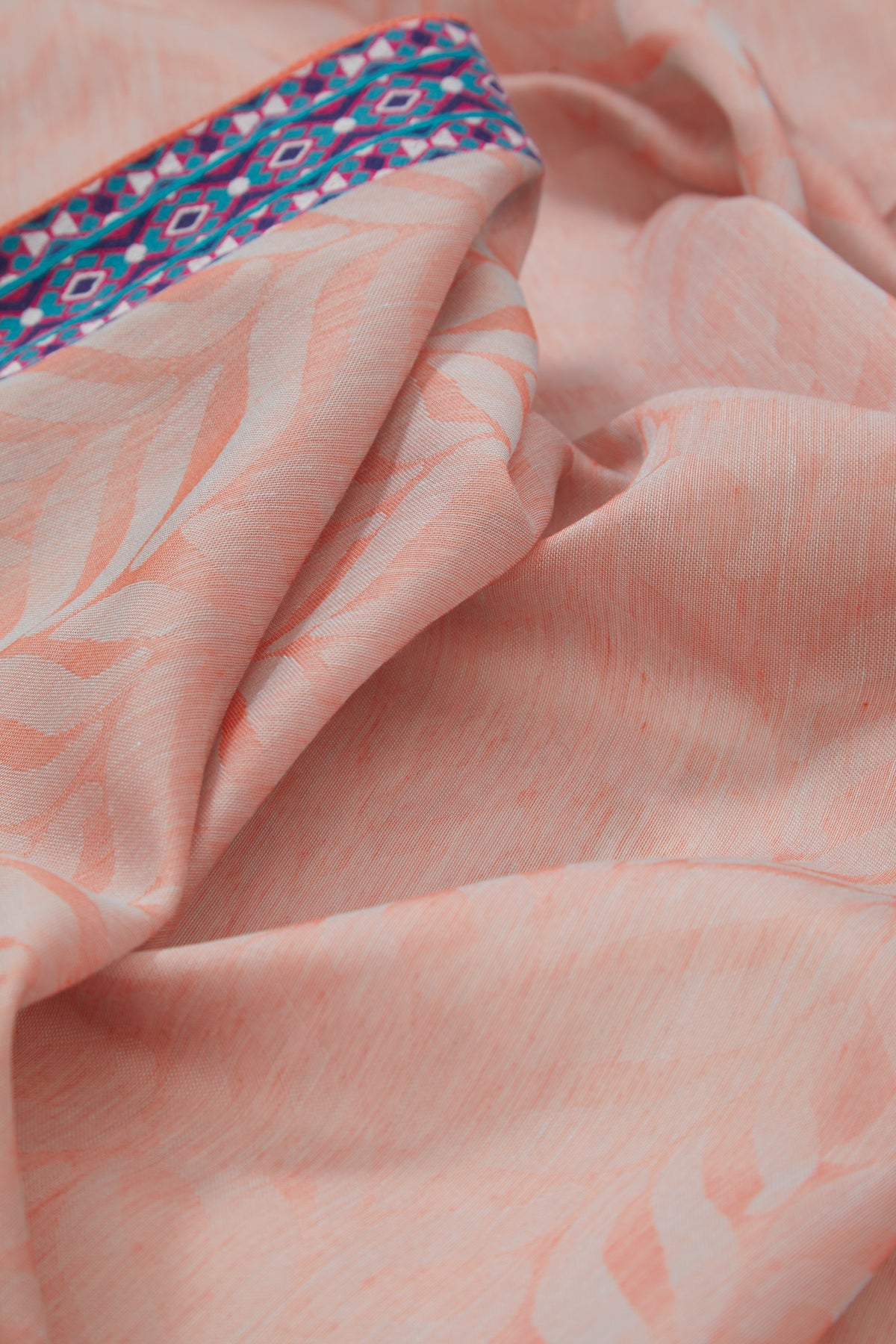 Edge Stripe Patterned  Shawl