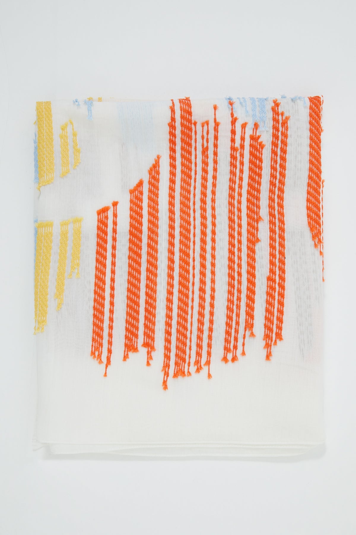 Stripe Patterned  Shawl