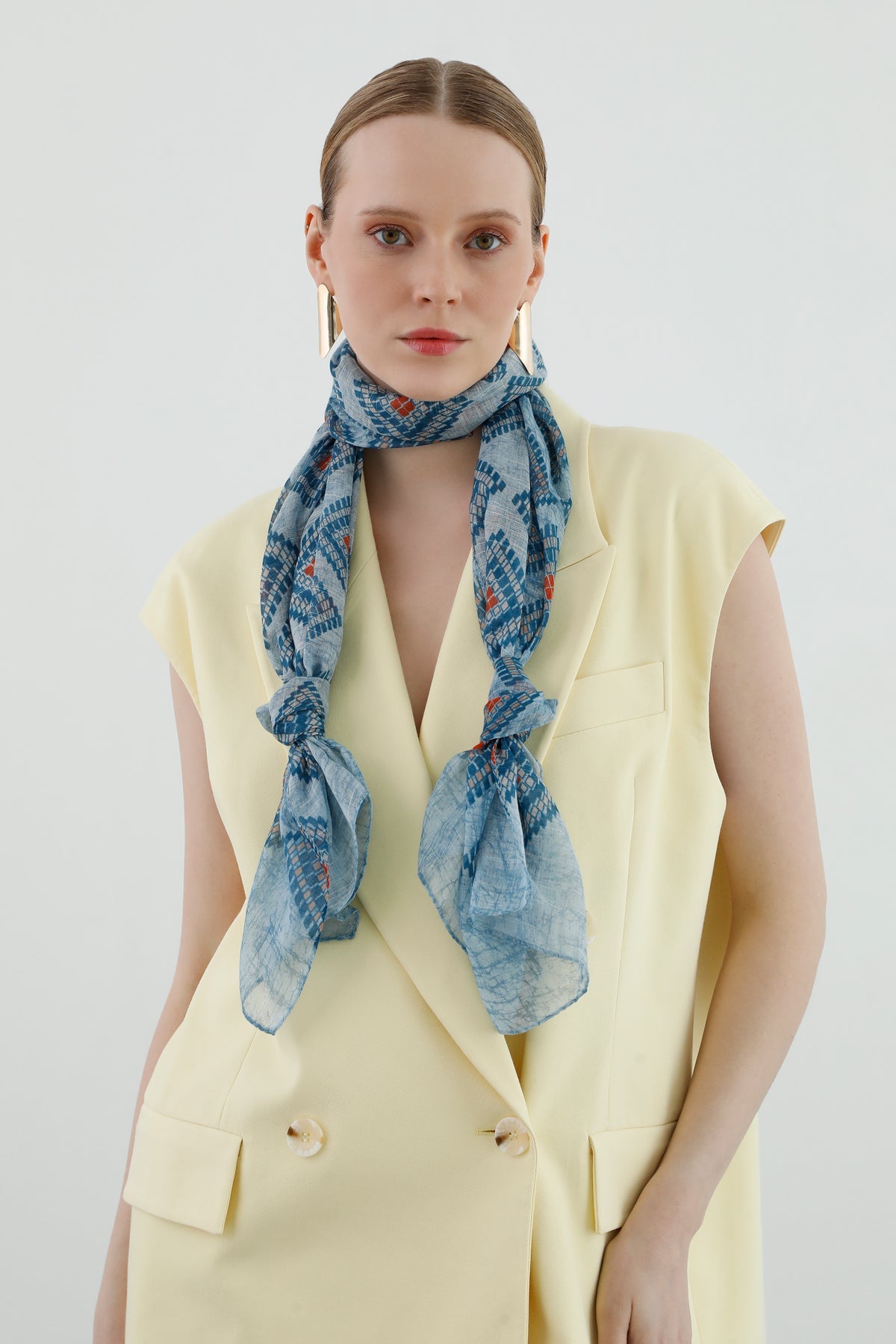 Geometric Patterned  Shawl