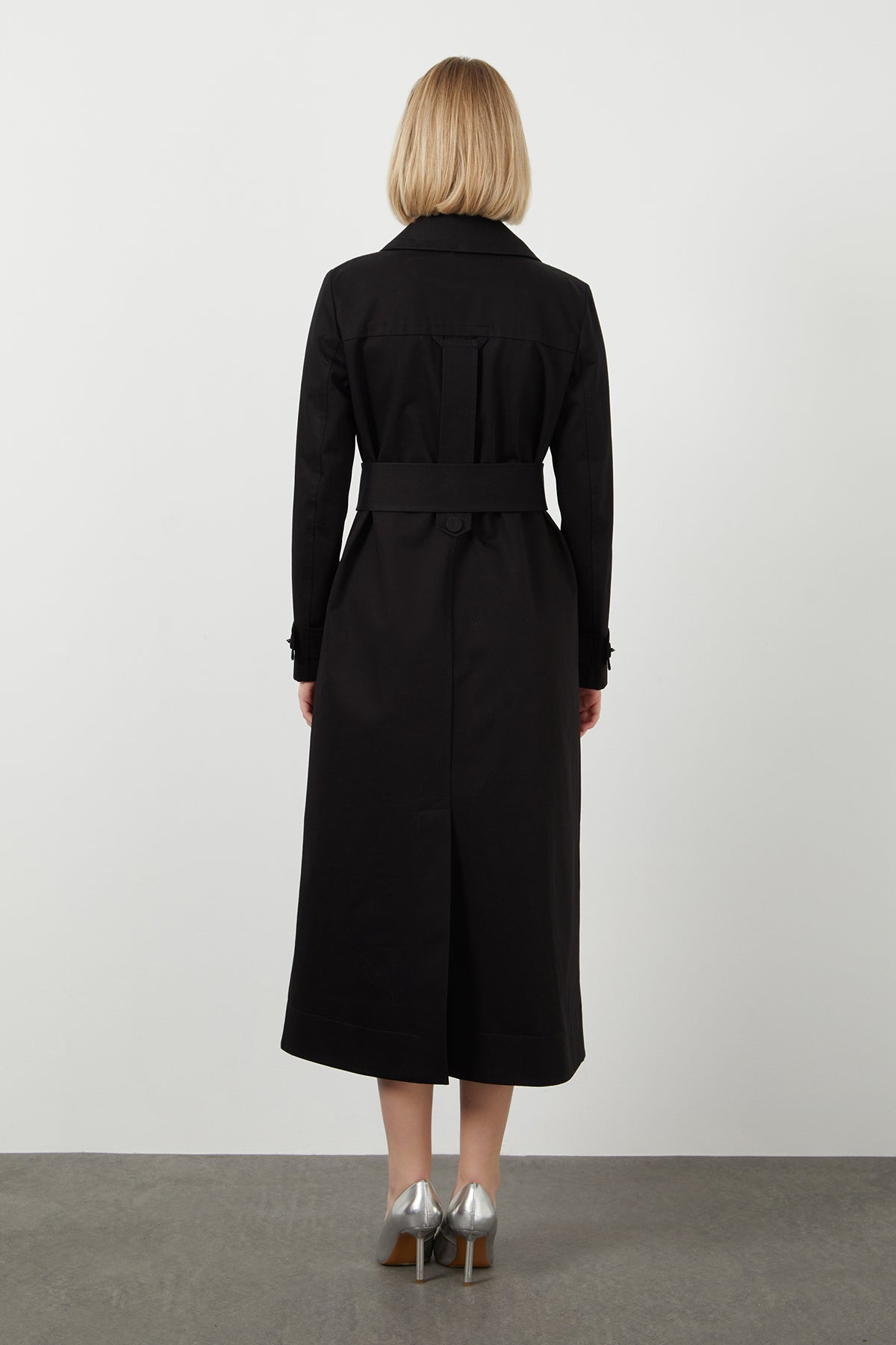 Double-Breasted Snap Trenchcoat