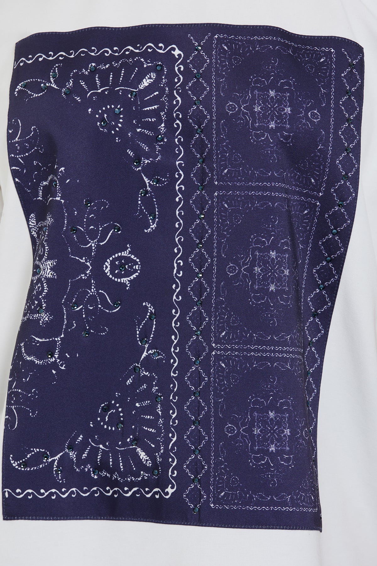 White Patterned T-Shirt