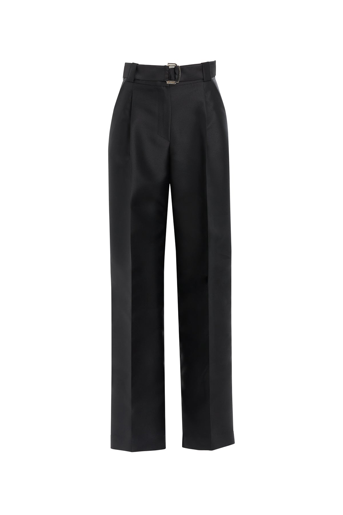 Black Trousers with Detachable Belt