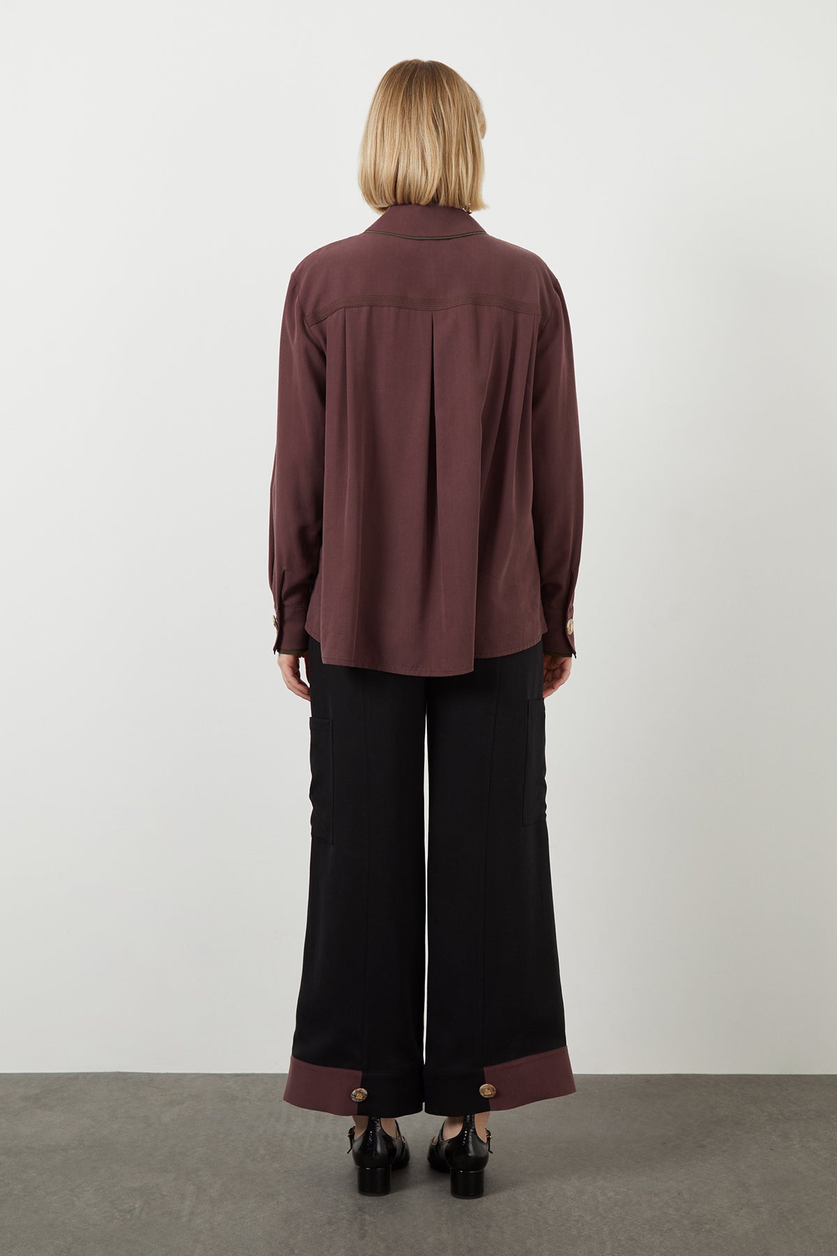 Pink Button-Detail Shirt