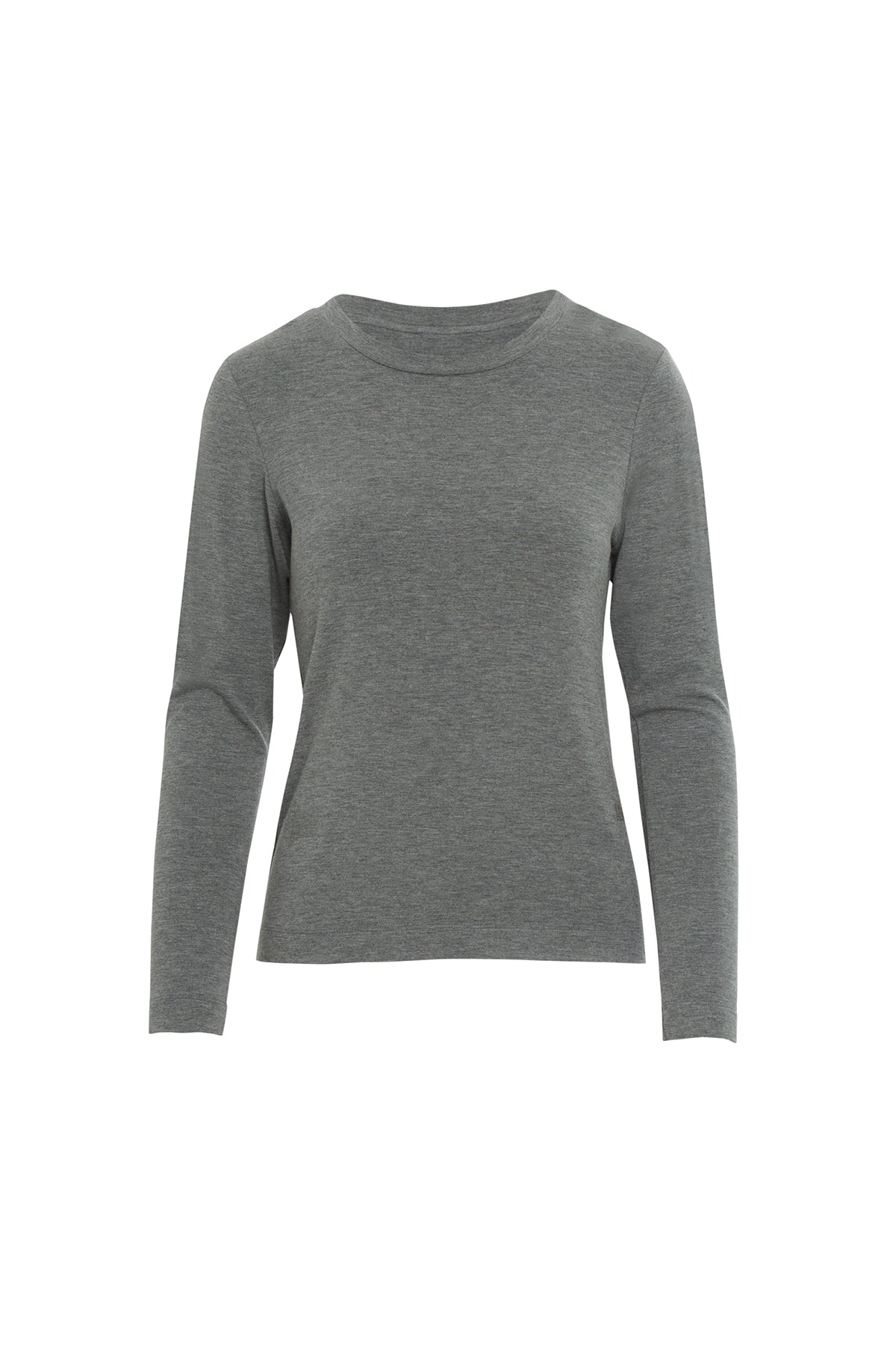 Grey Round Neck Accessory T-shirt