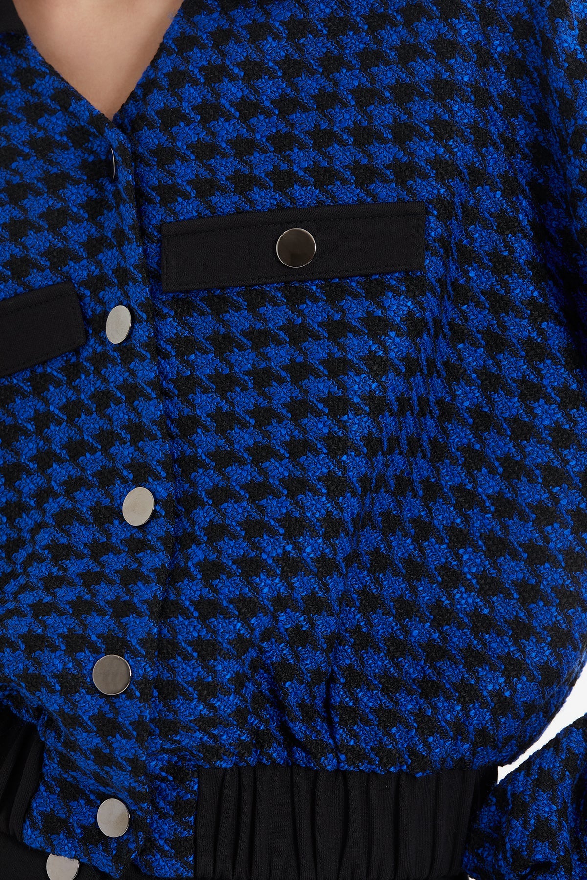 Blue Plaid Jacket Co-Ord Set