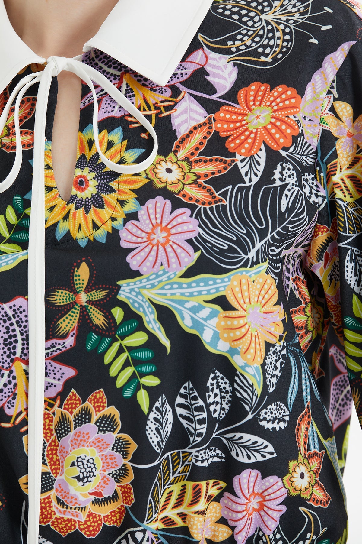 Black Patterned Shirt Co-Ord Set