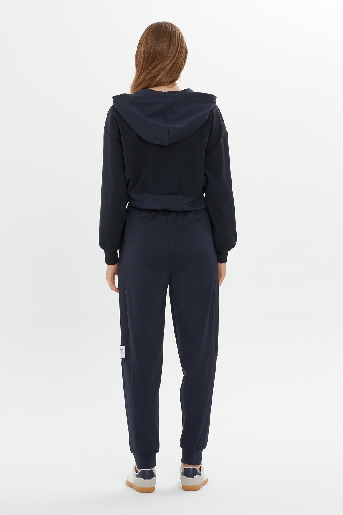 Hooded Pocket Crop Sweatshirt