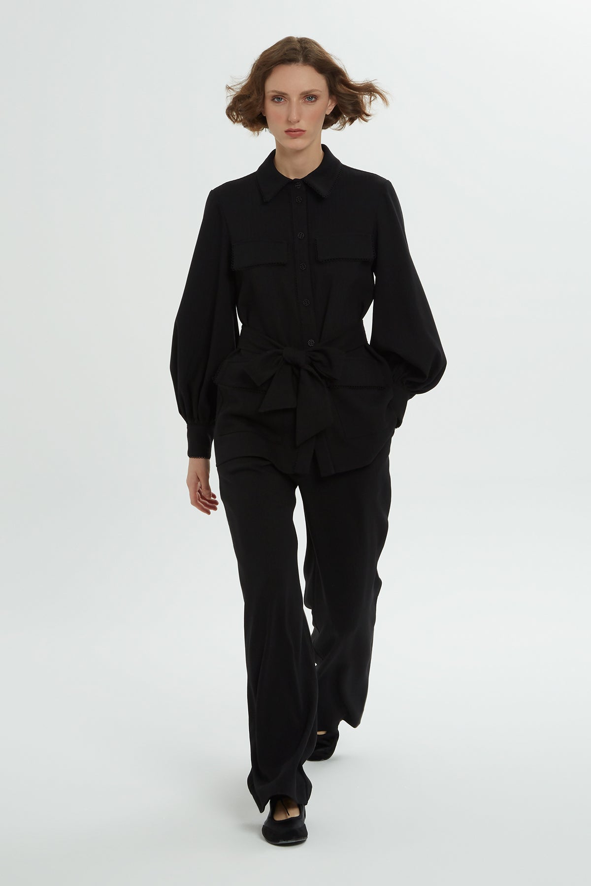 Black Belted Co-Ord Set