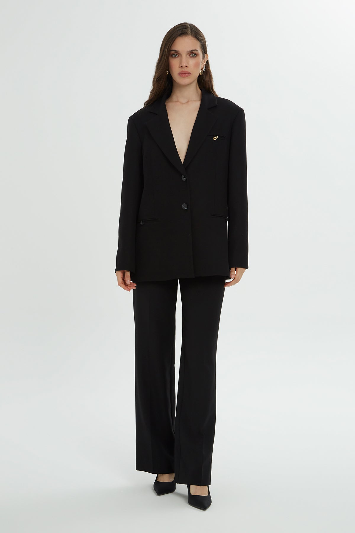 Pocket-Accessory Detail Jacket