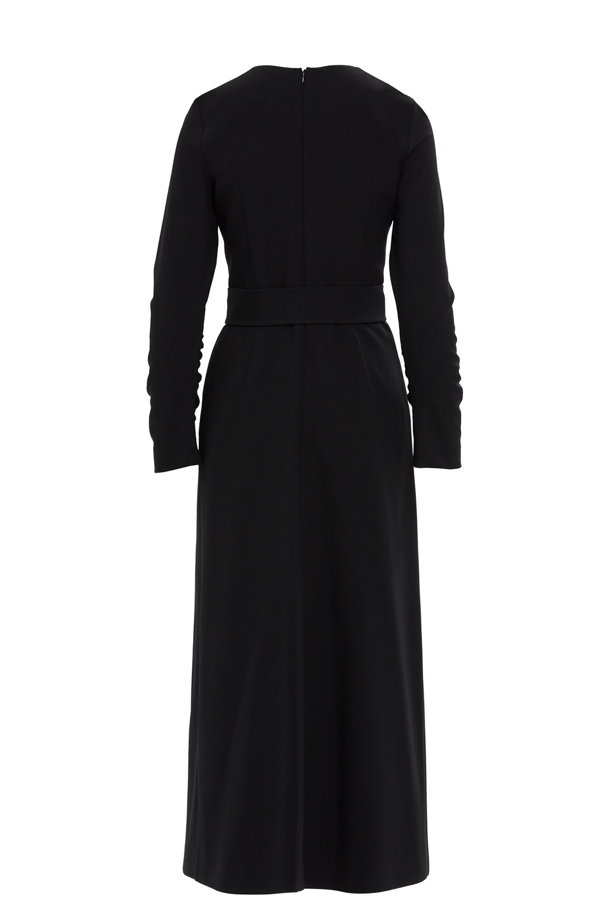 Black Belted Maxi Dress