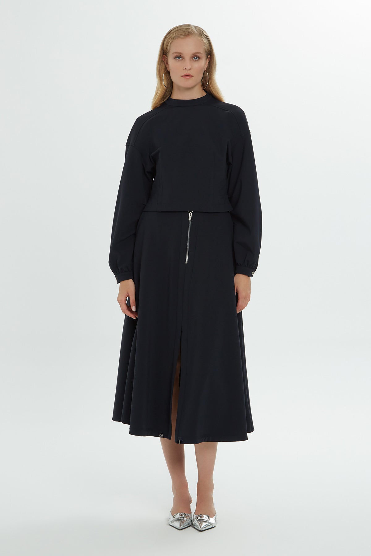 Navy Long-Sleeve Sweatshirt