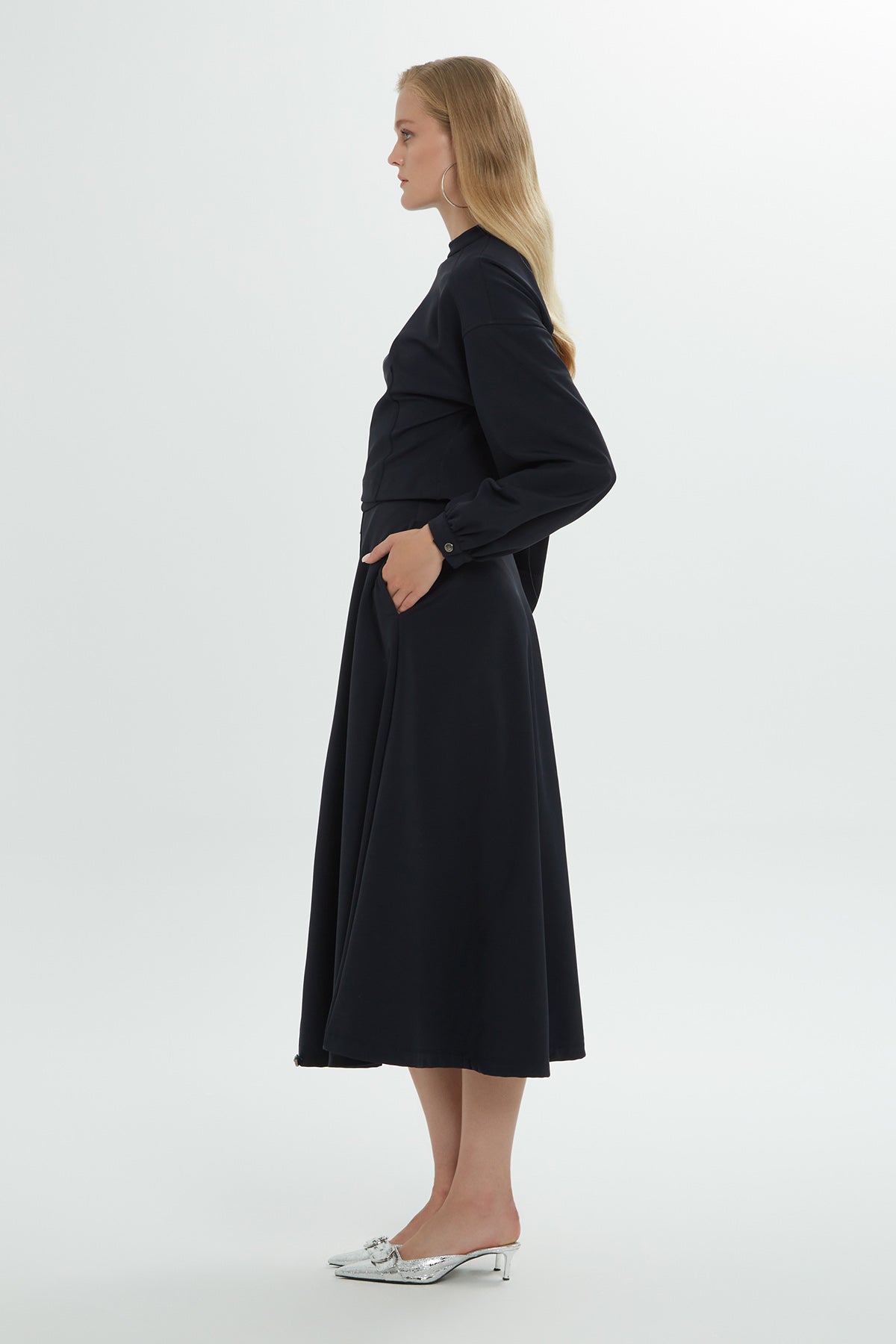 Navy Long-Sleeve Sweatshirt