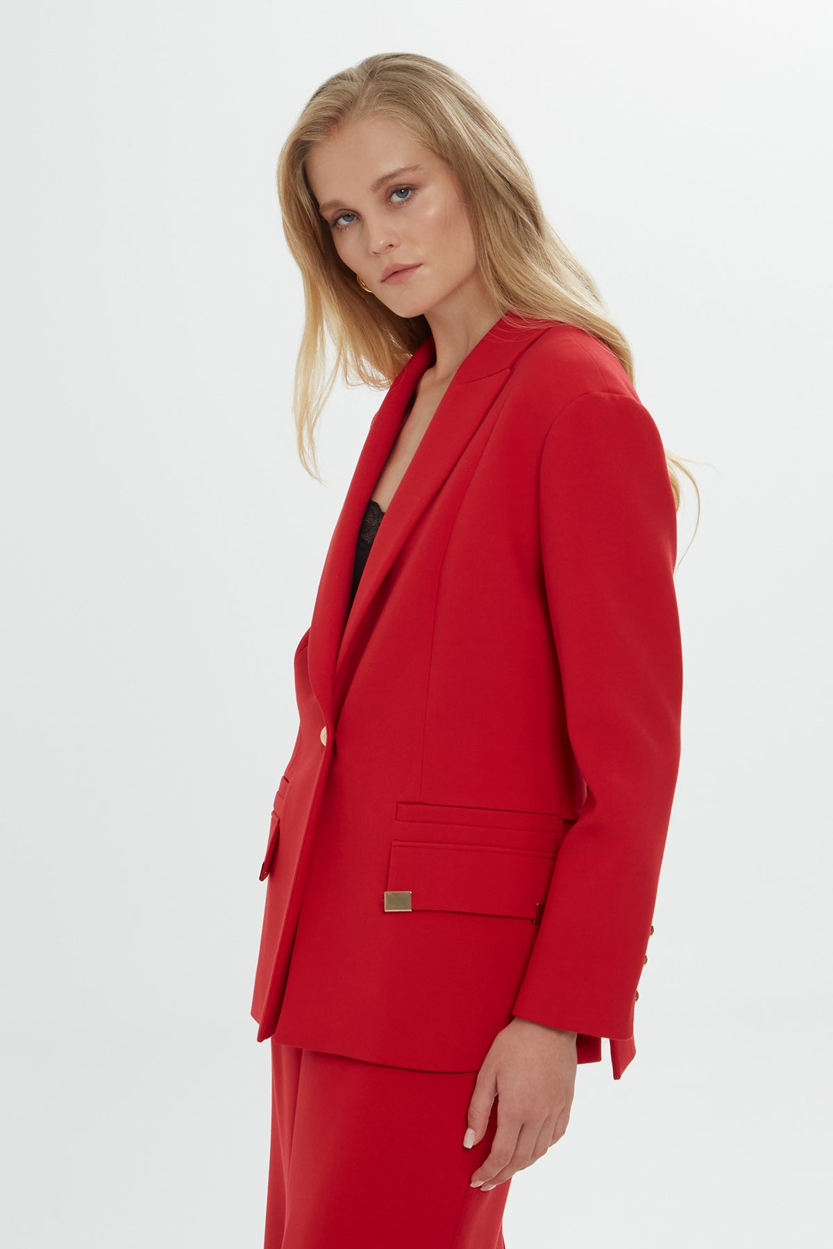 Belted Double-Breasted Jacket