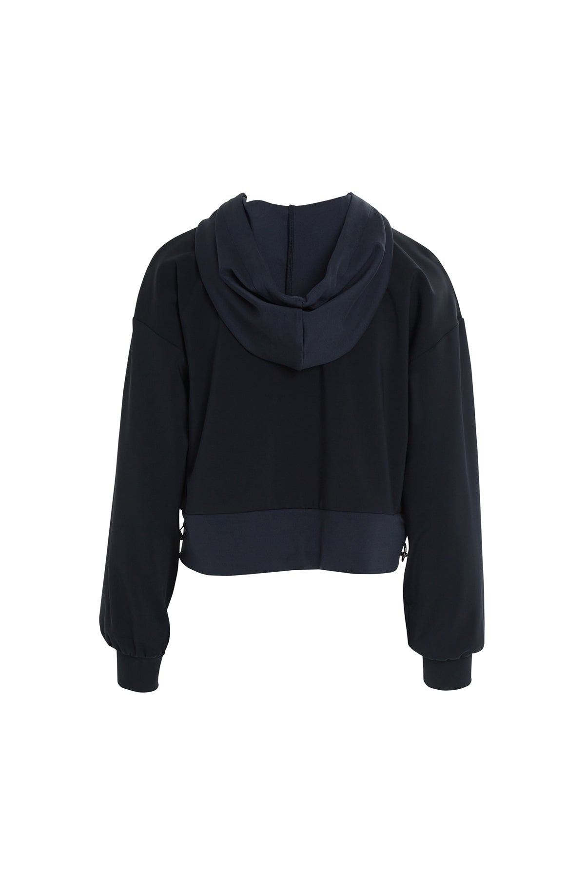Hooded Pocket Crop Sweatshirt