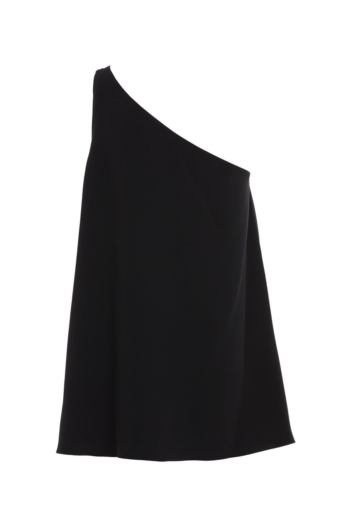 Black Back-Tie Slit Pocket Long Blouse