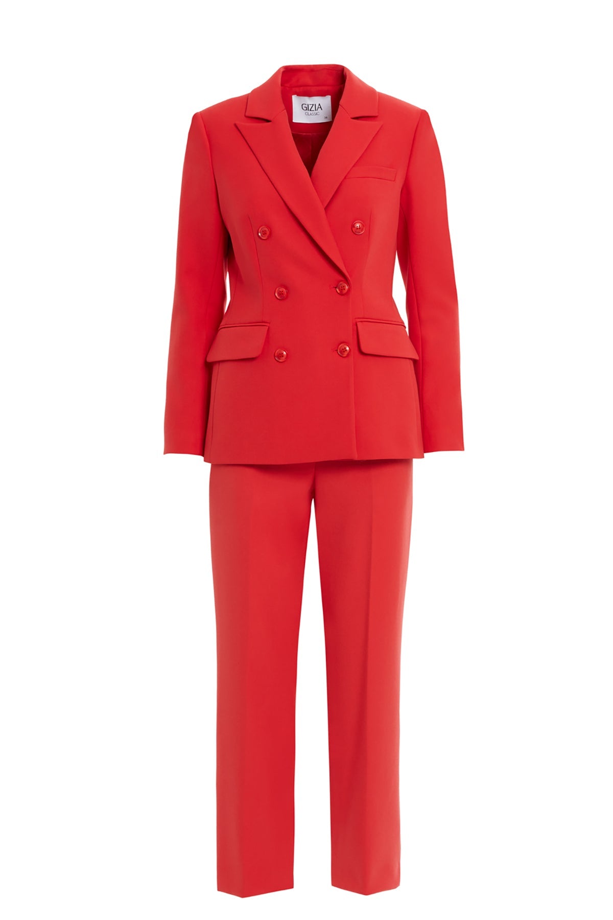 Red Jacket and Trousers Co-Ord Set
