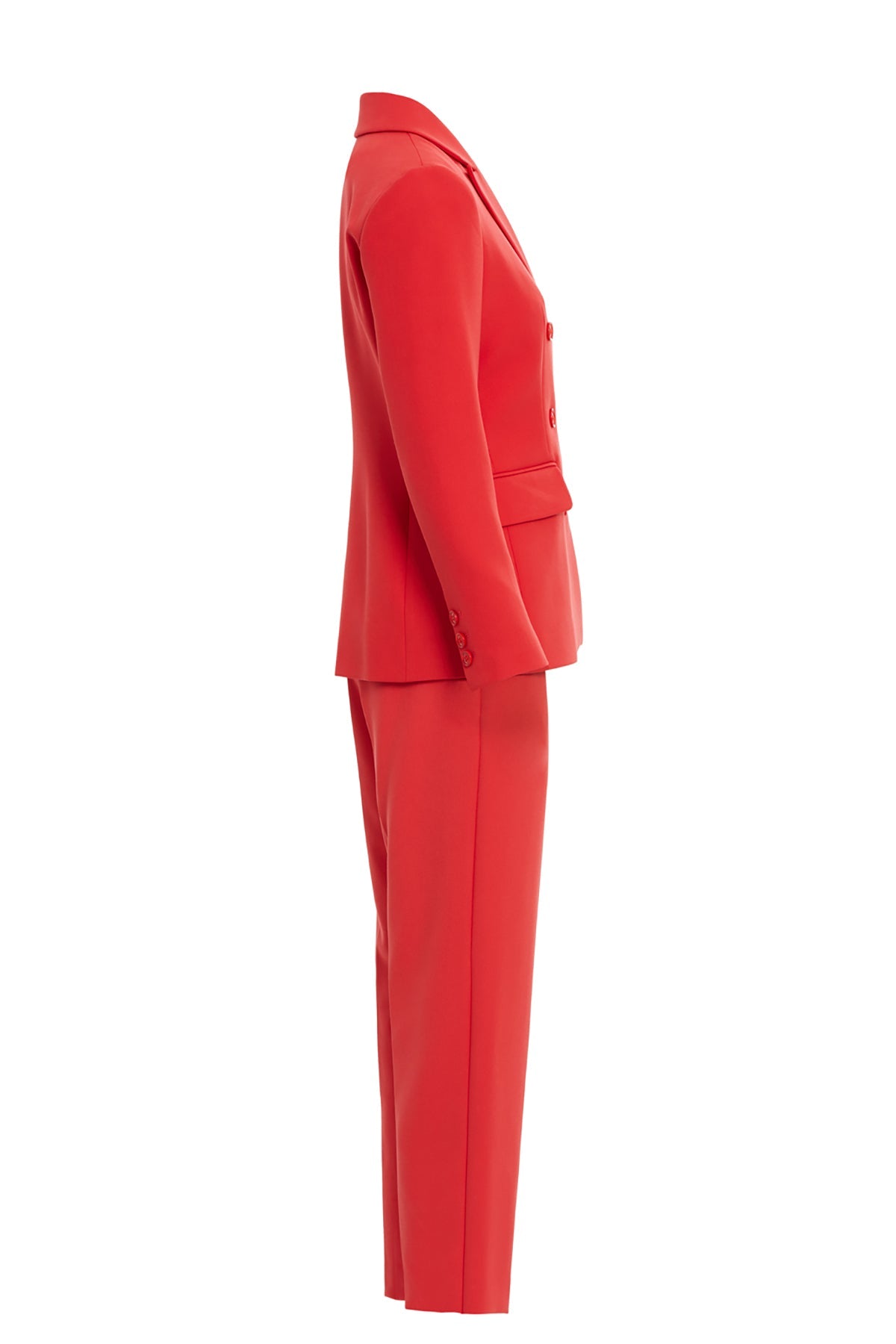 Red Jacket and Trousers Co-Ord Set