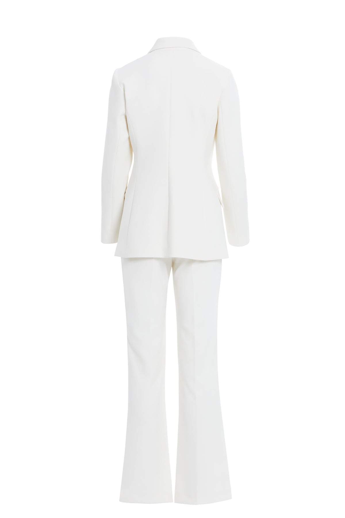 Ecru Button-Detail Co-Ord Set