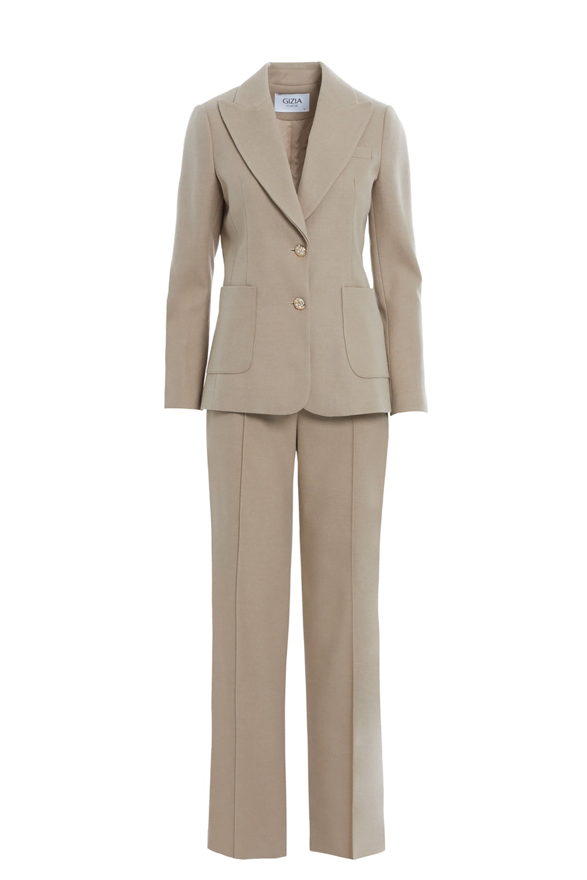 Brown Pocket-Detail Co-Ord Set