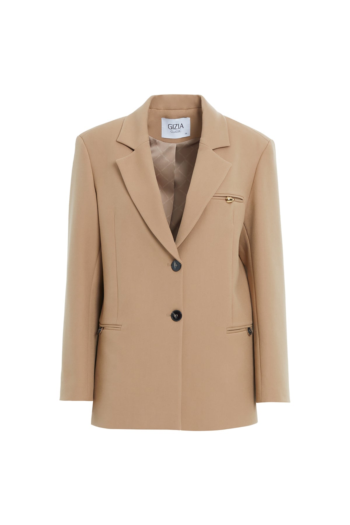 Pocket  Accessory Detailed  Jacket