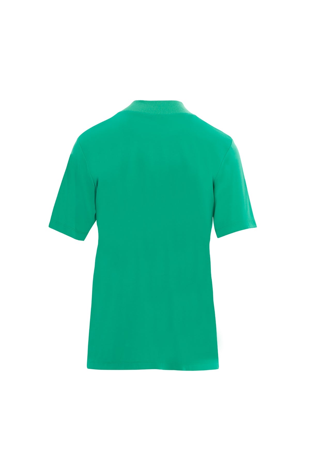 Short-Sleeve Crew Neck Blouse