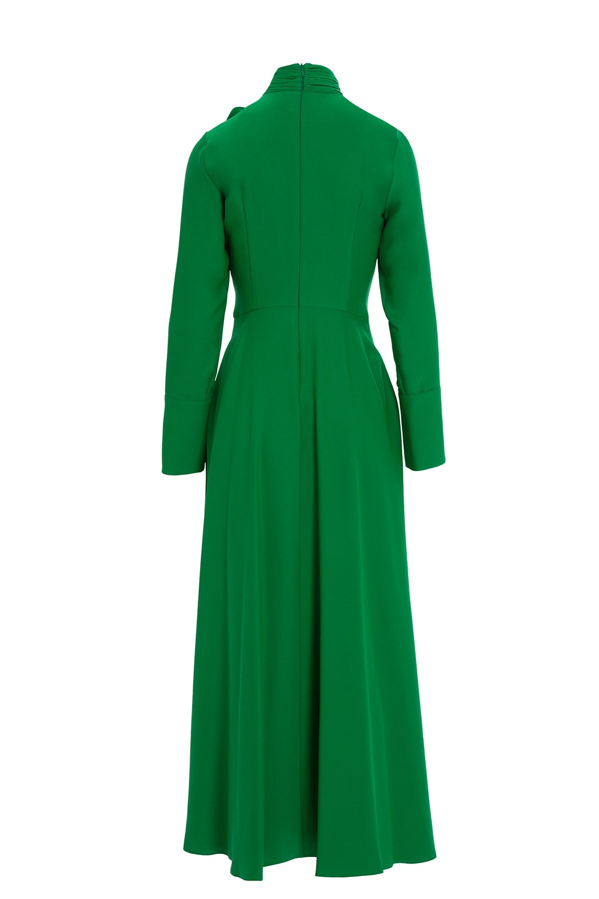 Green Brooch Detail Dress