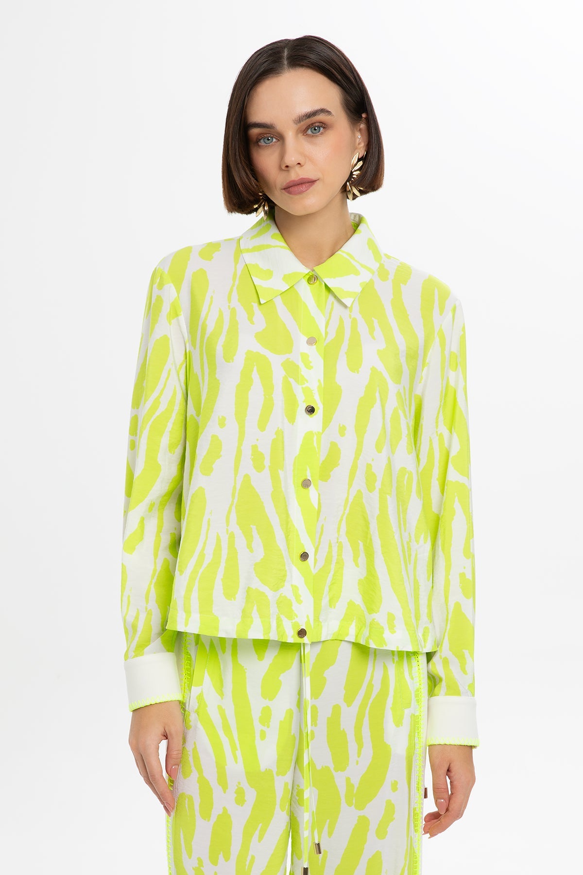 Green Long-Sleeve Shirt