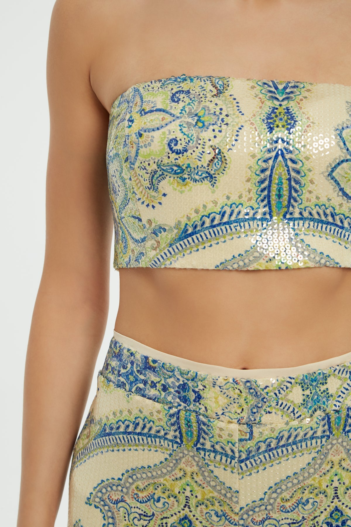 Sequin Detailed Bustier