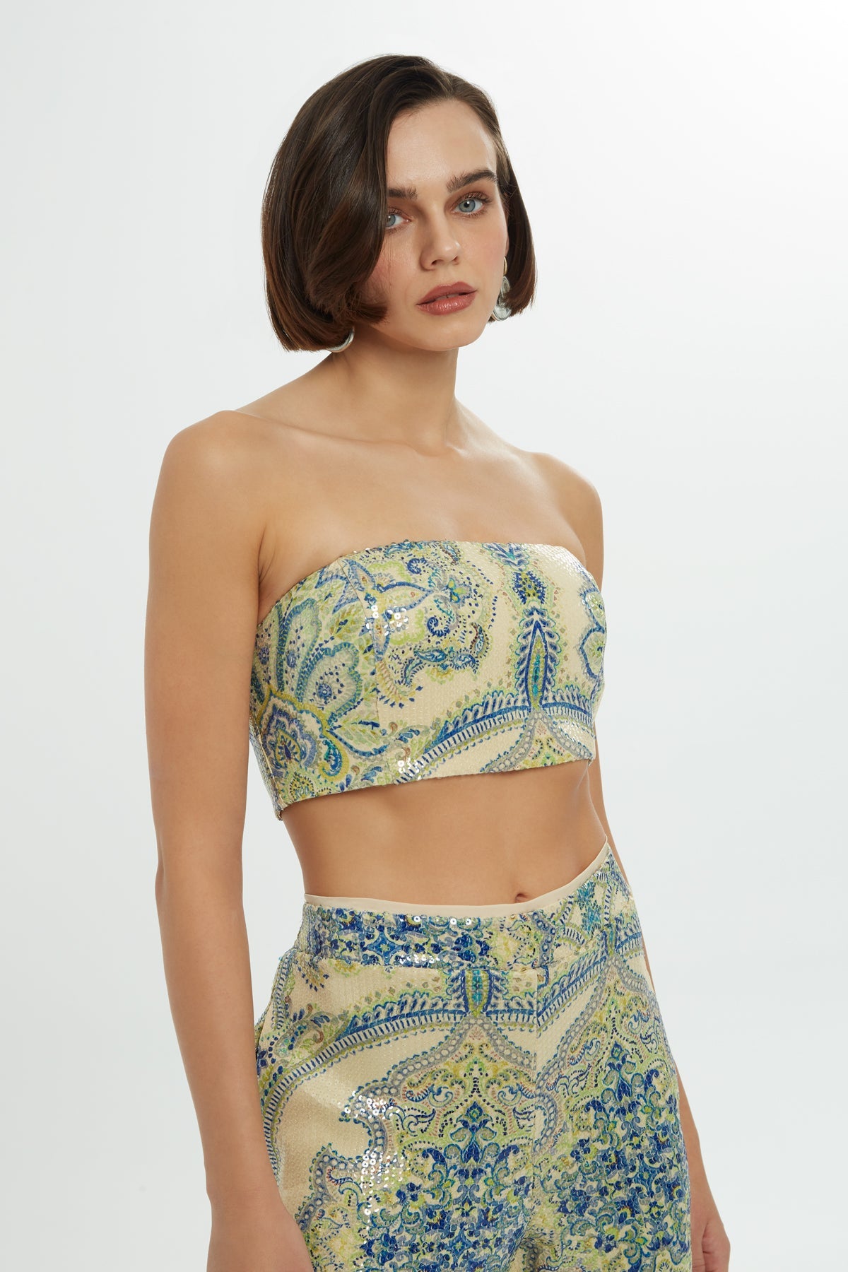 Sequin Detailed Bustier