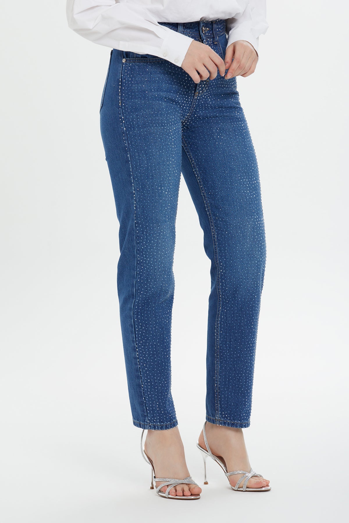 Jacron Detailed Mom Jeans