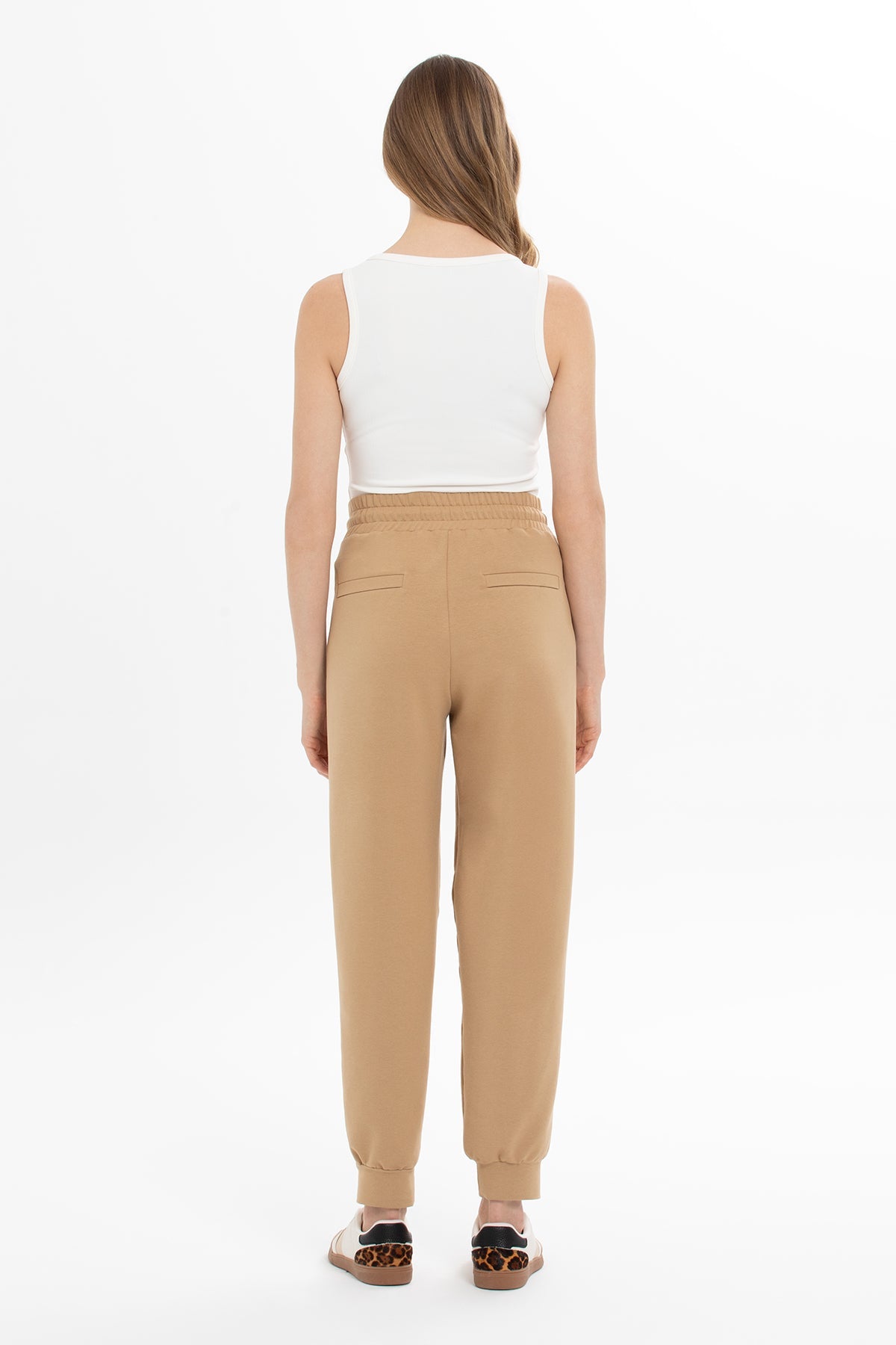 Sweatpants with Side Snaps  Drawstrings