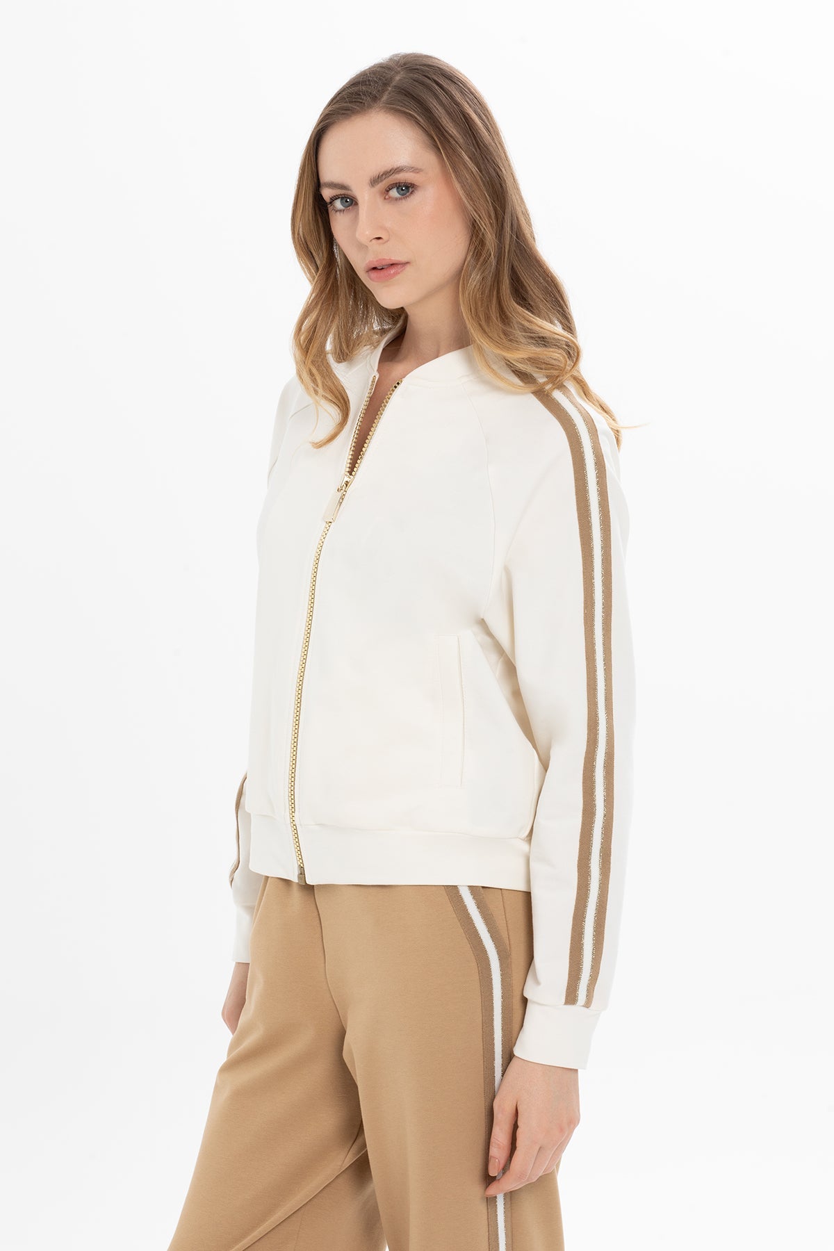 Sweatpants with Side Snaps  Drawstrings