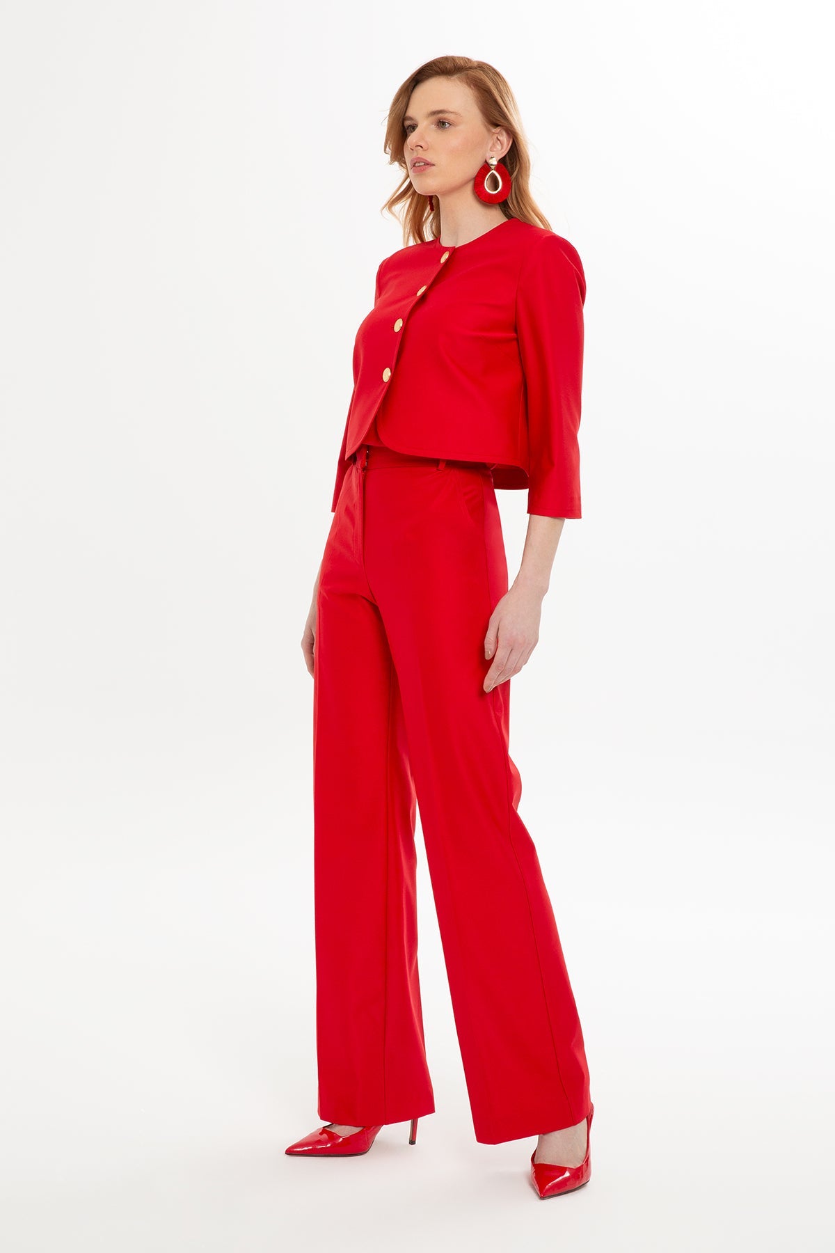 Red Three-Piece Set