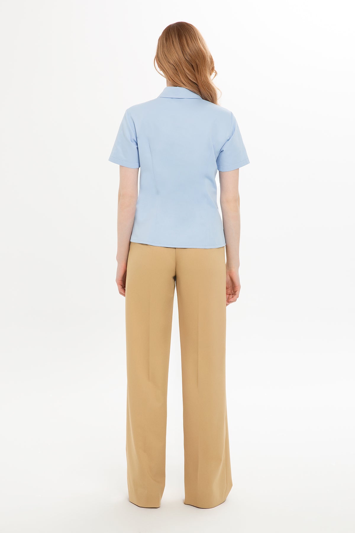 Blue Short-Sleeve Shirt