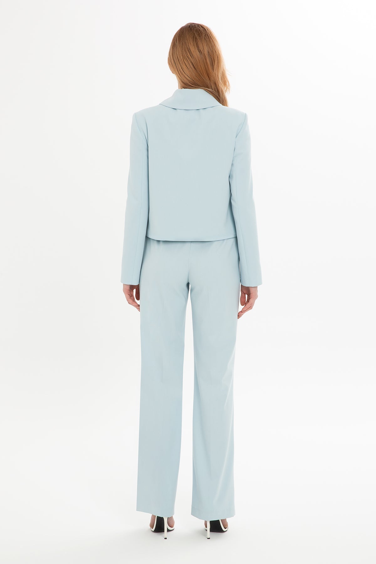 Blue Suit with Short Jacket