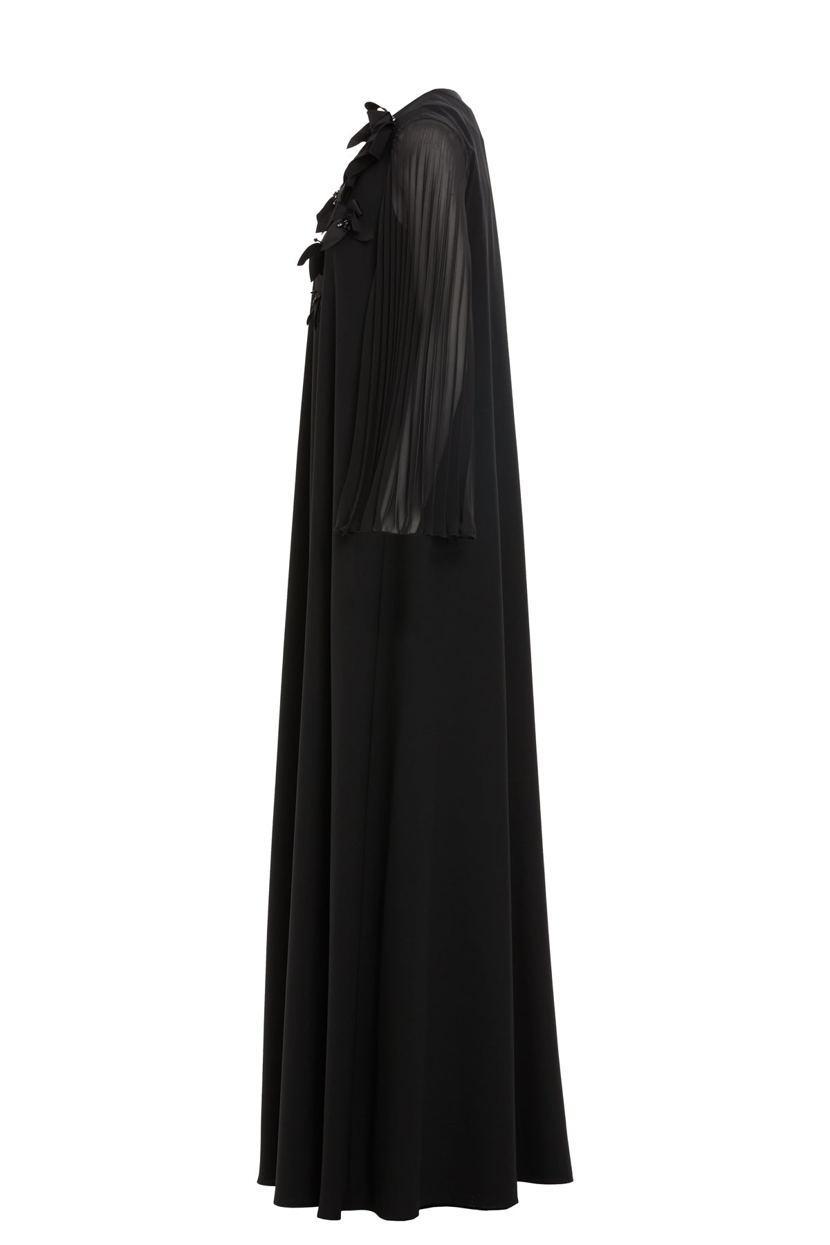 Flower Detailed  Long Dress